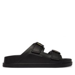 Klapki Blauer. Czarne klapki Blauer. Za 199.99 zł.