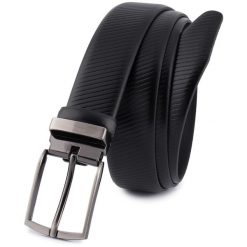 Pasek męski BELTIMORE r.105-120 cm E42 czarny. Czarne paski bez wzorów. Za 65.99 zł.