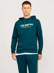 Jack & Jones Bluza w kolorze morskim rozmiar: L. Niebieskie bluzy Jack & Jones, l, bez wzorów, z kapturem. Za 92.86 zł.