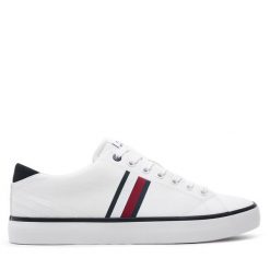 Tenisówki Tommy Hilfiger. Białe trampki Tommy Hilfiger, m, bez wzorów, bez zapięcia. Za 209.99 zł.