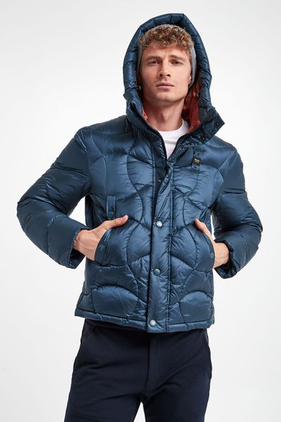 Kurtka męska puchowa BLAUER. Kurtki Blauer, m, bez wzorów, z puchu, bez kaptura. W wyprzedaży za 1,190.07 zł.