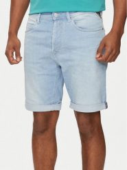 Replay Szorty jeansowe MA981Y.000.573 66G Niebieski Tapered Fit. Niebieskie szorty Replay, m, bez wzorów, z bawełny. Za 339.99 zł.
