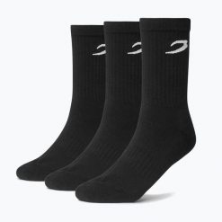 Skarpety męskie BOXRAW Crew 3. Czarne skarpety BOXRAW, bez wzorów, z bawełny. Za 94.99 zł.