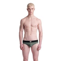 Kąpielówki męskie slipy kąpielowe sportowe na basen Arena Bicolore. Zielone slipy i bokserki Arena, l, bez wzorów. Za 89.99 zł.