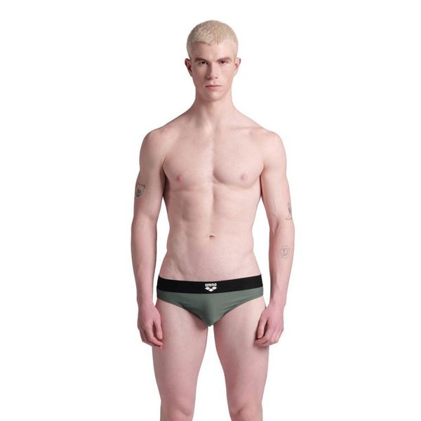 Kąpielówki męskie slipy kąpielowe sportowe na basen Arena Bicolore. Zielone kąpielówki Arena, l, bez wzorów. Za 61.98 zł.