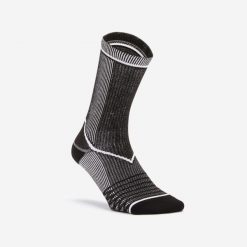 Skarpetki do cross treningu Domyos. Skarpety DOMYOS, bez wzorów, z dzianiny. Za 39.99 zł.