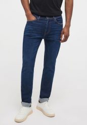 Męskie Spodnie Jeansowe MUSTANG Frisco Skinny Denim Blue 1014243 5000 883. Niebieskie jeansy Mustang, l. Za 189.99 zł.