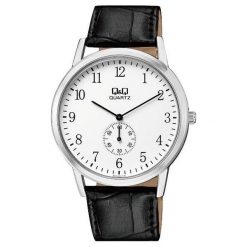 Zegarek Q&Q Męski Klasyczny QA60-304 Pasek czarny. Zegarki marki Q&Q. Za 119.00 zł.