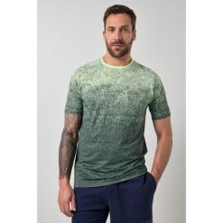 Męska T-shirt FLEXNAMIC® fitness nadruk na całej powierzchni rękaw 1/2. Zielone bluzki z długim rękawem JAY-PI, m, bez wzorów, z elastanu, bez kołnierzyka, bez ramiączek. Za 179.99 zł.
