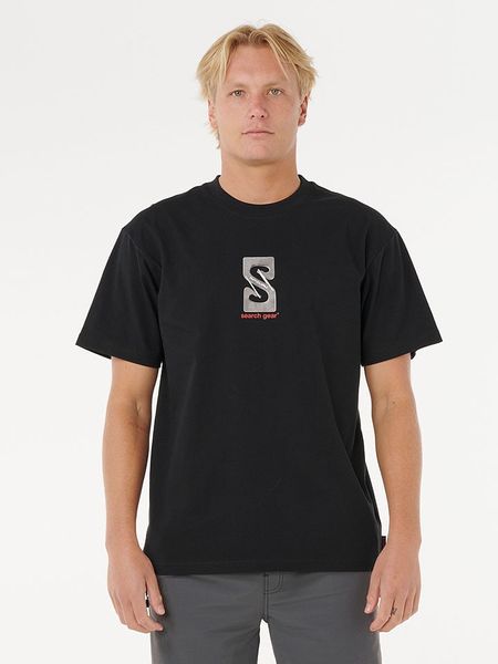 Rip Curl Koszulka "Search Gear" w kolorze czarnym rozmiar: S. Czarne bezrękawniki Rip Curl, s, bez wzorów, z bawełny, bez kołnierzyka, bez ramiączek. Za 61.46 zł.