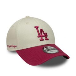 Czapki New Era Model La Dodgers Mlb Side Script 9forty Kolor Beżowy. Brązowe czapki zimowe New Era, bez wzorów, z tkaniny. Za 128.50 zł.