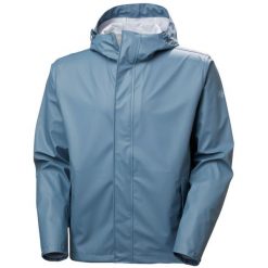 Windbreaker Helly Hansen Moss. Niebieskie kurtki przeciwdeszczowe Helly Hansen, bez wzorów, bez kaptura. Za 400.50 zł.