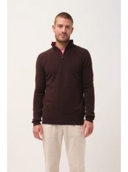 Just Cashmere Kaszmirowy sweter "Bradley" w kolorze bordowym rozmiar: L. Czerwone swetry nierozpinane Just Cashmere, l, bez wzorów, z kaszmiru, bez kołnierzyka, bez ramiączek. Za 426.99 zł.