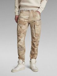 G-Star Bojówki - Tapered fit - w kolorze beżowym rozmiar: W33/L34. Brązowe joggery i bojówki G-Star, l, bez wzorów, z bawełny, retro. Za 194.61 zł.