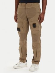 Aeronautica Militare Spodnie cargo 261PA1387UCT01493 Khaki Regular Fit. Brązowe spodnie materiałowe Aeronautica Militare, m, bez wzorów, z bawełny. Za 1,189.00 zł.