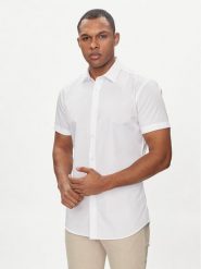 Jack&Jones Koszula Joe 12195062 Biały Slim Fit. Białe koszule Jack&Jones, m, bez wzorów, z bawełny, bez kołnierzyka, bez ramiączek. Za 89.99 zł.