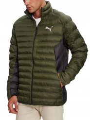 Męska kurtka pikowana Puma Packlite Primaloft zielona. Zielone kurtki Puma, m, bez wzorów, z poliamidu, bez kaptura. Za 259.00 zł.