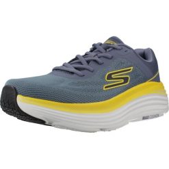 Buty SKECHERS MAX CUSHIONING ENDEAVOUR Niebieski. Niebieskie buty trekkingowe Skechers, bez wzorów, z syntetyku, bez zapięcia. Za 379.99 zł.