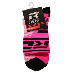 Skarpetki Rox R-running Step Medium Height Pink Flúor 35-38. Czerwone skarpety Roxy, bez wzorów, z elastanu. Za 1,300.99 zł.