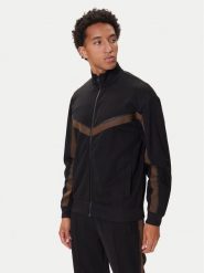 HUGO Bluza Dingmoor 50542833 Czarny Regular Fit. Czarne bluzy Hugo, m, bez wzorów, z bawełny, bez kaptura. Za 589.99 zł.