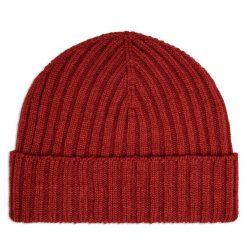 Czapka New Era. Czerwone czapki zimowe New Era, bez wzorów. Za 159.99 zł.