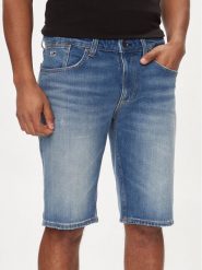 Tommy Jeans Szorty jeansowe Ronnie DM0DM18795 Niebieski Slim Fit. Niebieskie szorty Tommy Jeans, m, bez wzorów, z bawełny. Za 309.99 zł.
