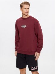 Reebok Bluza Sporting Goods II0680 Czerwony Regular Fit. Czerwone bluzy Reebok, l, bez wzorów, z bawełny, bez kaptura. Za 179.99 zł.