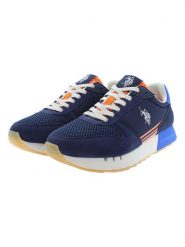U.S. Polo Assn. Sneakersy "Jake" w kolorze granatowym rozmiar: 42. Niebieskie buty sportowe casual U.S. Polo Assn., bez wzorów, z materiału, bez zapięcia. Za 189.29 zł.