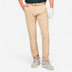 Spodnie do golfa chino męskie Inesis WW500. Eleganckie spodnie INESIS, na imprezę, l, z elastanu, sportowe. Za 119.99 zł.