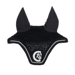 Czapka z muchą dla koni Kentucky Wellington 3D Logo. Czarne czapki zimowe KENTUCKY HORSEWEAR, bez wzorów. Za 378.00 zł.