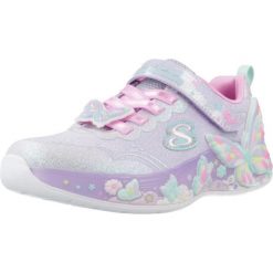 Buty SKECHERS BUTTERFLY BLISS Fioletowy. Fioletowe buty trekkingowe Skechers, bez wzorów, z syntetyku, bez zapięcia. Za 279.99 zł.