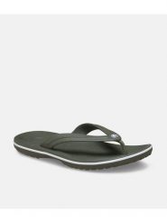 Crocs Japonki "Crocband Flip" w kolorze khaki rozmiar: 38/39. Brązowe japonki Crocs, bez wzorów, z tworzywa sztucznego. Za 129.95 zł.