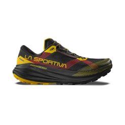 Buty trailowe męskie La Sportiva Prodigio Max. Czarne buty turystyczne La Sportiva, bez wzorów, z materiału, bez zapięcia, do biegania. Za 725.99 zł.