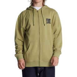 Bluza z kapturem DC Shoes All Trades, Mężczyźni. Zielone bluzy DC Shoes, m, bez wzorów, z bawełny, z kapturem. Za 390.00 zł.