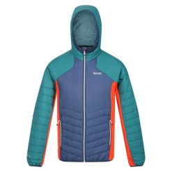 Kurtka z kapturem Regatta Trutton. Niebieskie kurtki Regatta, s, bez wzorów, z puchu, z kapturem. Za 169.99 zł.