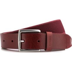 Pasek męski 84-8M-305-2. Czerwone paski marki Wittchen, w paski. Za 99.00 zł.