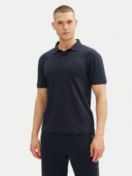EA7 Emporio Armani Polo 7M000228 AF10373 UB102 Granatowy Regular Fit. Niebieskie koszulki polo EA7 Emporio Armani, m, bez wzorów, z bawełny, bez kołnierzyka, bez ramiączek. Za 249.99 zł.