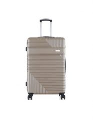 Semi Line Walizka duża T5760-4 Brązowy. Brązowe walizki Semi-line, bez wzorów, z tworzywa sztucznego, duże. Za 279.99 zł.