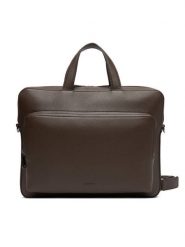 Calvin Klein Torba na laptopa Micro Pebble Slim Briefcase 36 LV04D3012G Brązowy. Brązowe torby na laptopa CALVIN KLEIN. Za 599.99 zł.