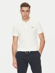Lacoste Polo DH0262 Écru Regular Fit. Koszulki polo LACOSTE, m, bez wzorów, z syntetyku, bez kołnierzyka, bez ramiączek. Za 299.99 zł.