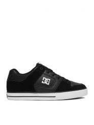 DC Shoes Sneakersy EO-PURE 300660-BLW Czarny. Czarne buty sportowe casual DC Shoes, bez wzorów, z nubiku, bez zapięcia. Za 299.99 zł.