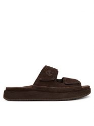 Timberland Klapki TB0A2755EIV1 Brązowy. Brązowe klapki Timberland, ze skóry. Za 399.99 zł.