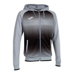 Kurtka z dresu Joma Tiger V. Czarne kurtki Joma, bez wzorów, z dresówki, bez kaptura, na fitness i siłownię. W wyprzedaży za 173.35 zł.