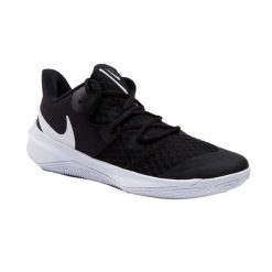 Buty do siatkówki Nike Zoom Hyperspeed Court. Czarne buty sportowe casual Nike, bez wzorów, bez zapięcia, nike zoom. Za 299.99 zł.