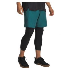 Spodenki krótkie męskie Under Armour Tech Woven Wordmark Short. Niebieskie szorty Under Armour, m, bez wzorów, sportowe. Za 99.99 zł.