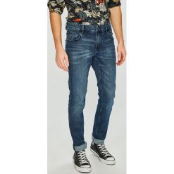 Tom Tailor Denim - Jeansy Aedan. Niebieskie jeansy TOM TAILOR DENIM, z obniżonym stanem. W wyprzedaży za 179.90 zł.