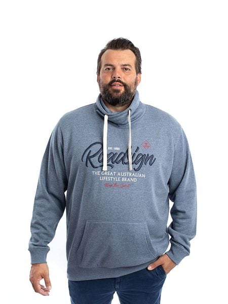 Roadsign Bluza w kolorze niebieskim rozmiar: 3XL. Niebieskie bluzy Roadsign, xl, bez wzorów, z bawełny, bez kaptura. Za 82.99 zł.