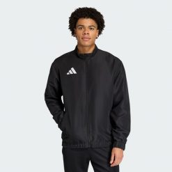 Bluza reprezentacyjna Entrada26. Białe bluzy z kapturem Adidas, xl, z aplikacjami, z materiału, z kapturem. Za 141.99 zł.