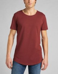 LEE SHAPED TEE MĘSKI T-SHIRT KOSZULKA FIRED BRICK L62JEPTM 112140416. T-shirty Lee, l, bez wzorów, bez kołnierzyka, bez ramiączek. Za 69.99 zł.