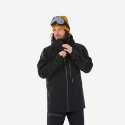 Kurtka narciarska męska FR Patrol. Czarne kurtki narciarskie i snowboardowe WED'ZE, m, bez wzorów, narciarskie. Za 579.99 zł.